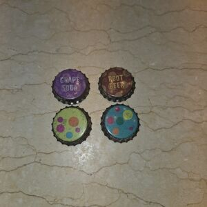 Rare Vintage Y2K Soda Cap Magnets
